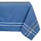 DII® 84" Blue Chambray French Stripe Tablecloth